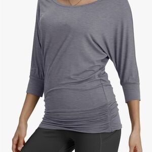 Match Women's Charcoal Long Sleeve Top